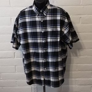 Ralph Lauren Blaire XL Plaid Short Sleeve Shirt